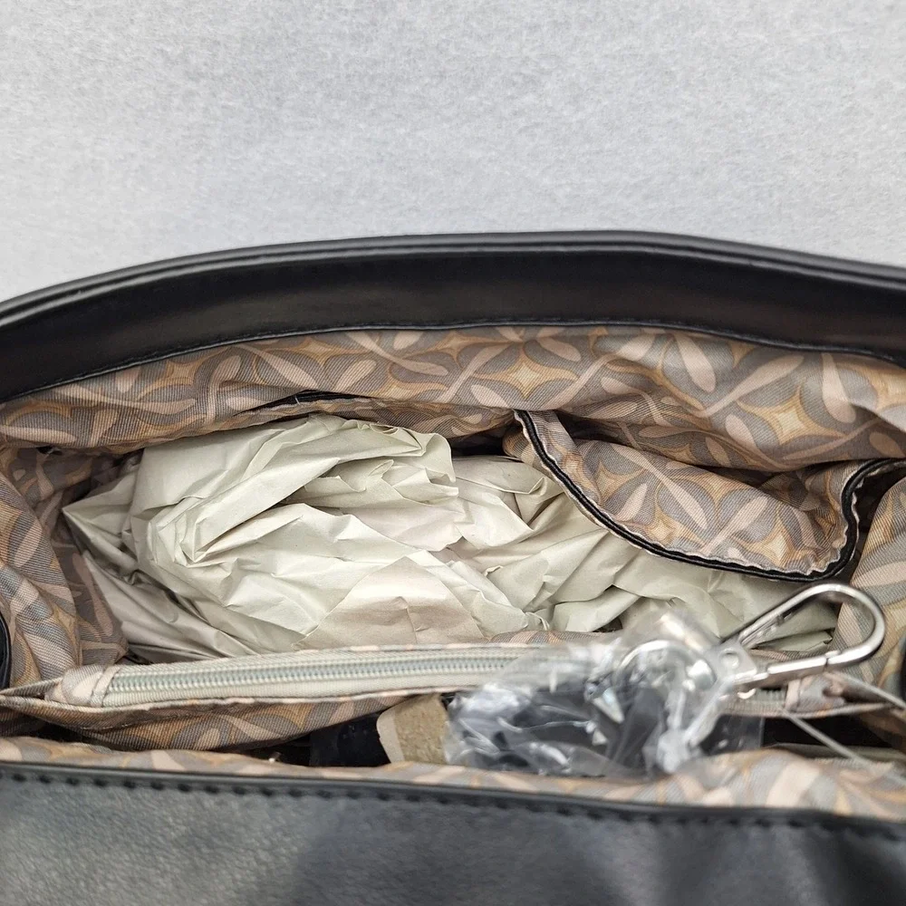 Christian Lacroix Satchel Large Black Python‎ Sable Prism Handbag Elegant